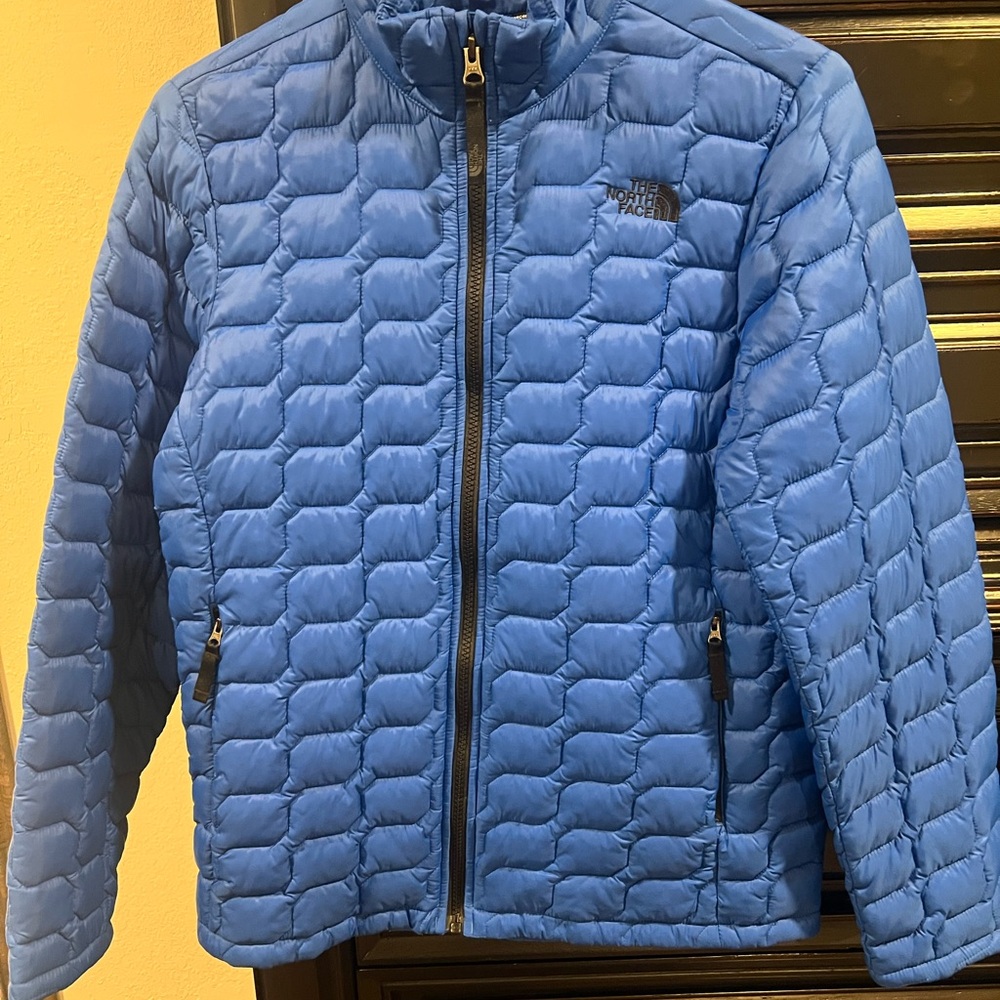 The North Face Light Blue Quilted Jacket